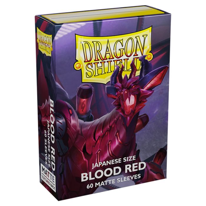 Dragon Shield - Japanese Matte Blood Red (60) Sleeves