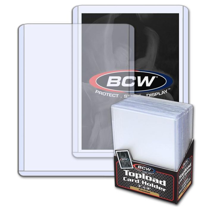 BCW Toploader 3" by 4" (25 pack)