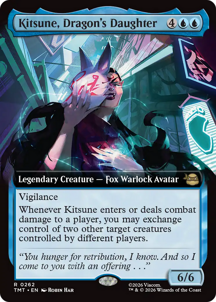 Kitsune, Dragon's Daughter (Extended Art) [Teenage Mutant Ninja Turtles]