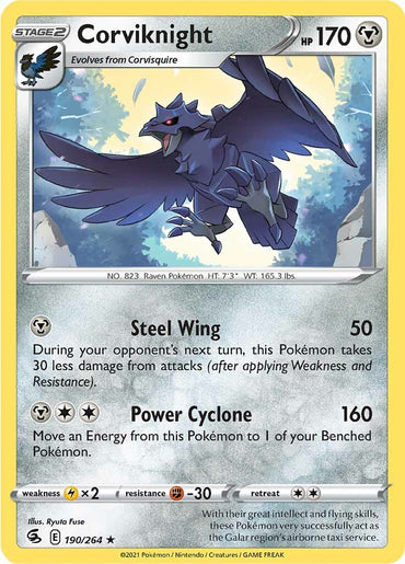 Corviknight (190/264) [Sword & Shield: Fusion Strike]