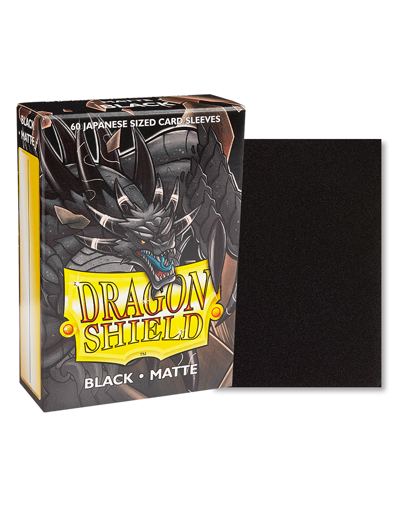 Dragon Shield - Japanese Matte Black (60) Sleeves