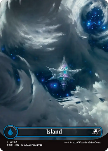 Island (0263) (Borderless) [Edge of Eternities]