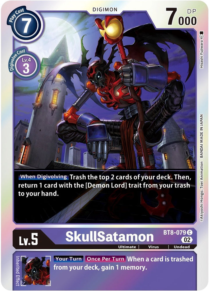 SkullSatamon [BT8-079] (Alternate Art) [Starter Deck: Beelzemon Advanced Deck Set]