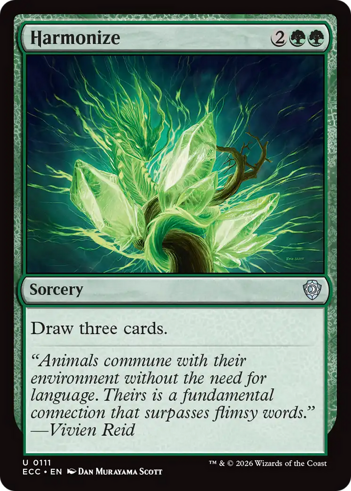Harmonize [Lorwyn Eclipsed Commander]