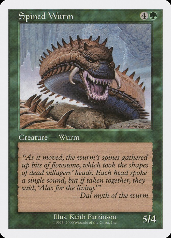 Spined Wurm [Media Promos]