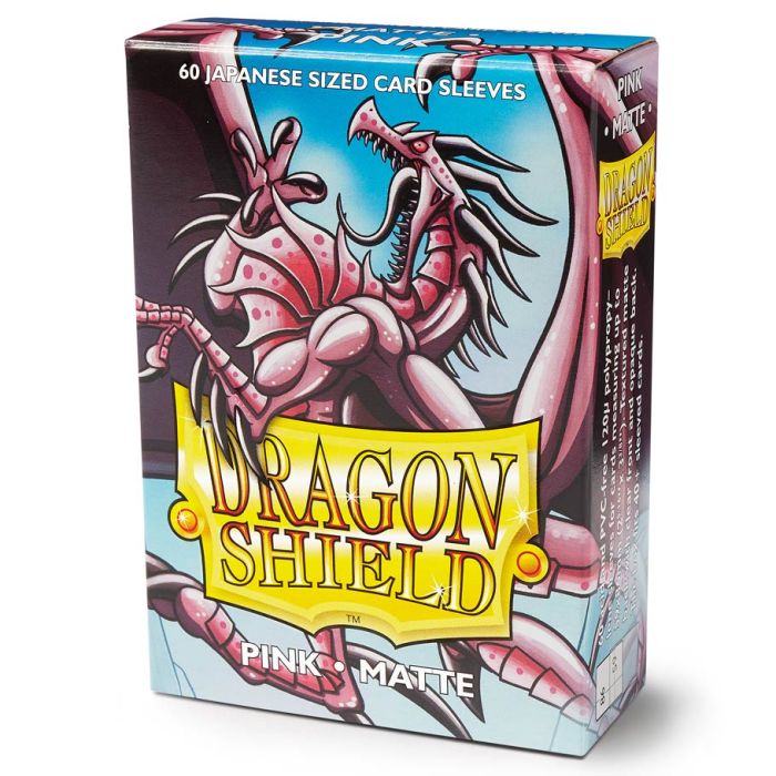 Dragon Shield - Japanese Matte Pink (60) Sleeves