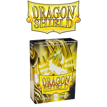 Dragon Shield - Japanese Matte Yellow (60) Sleeves