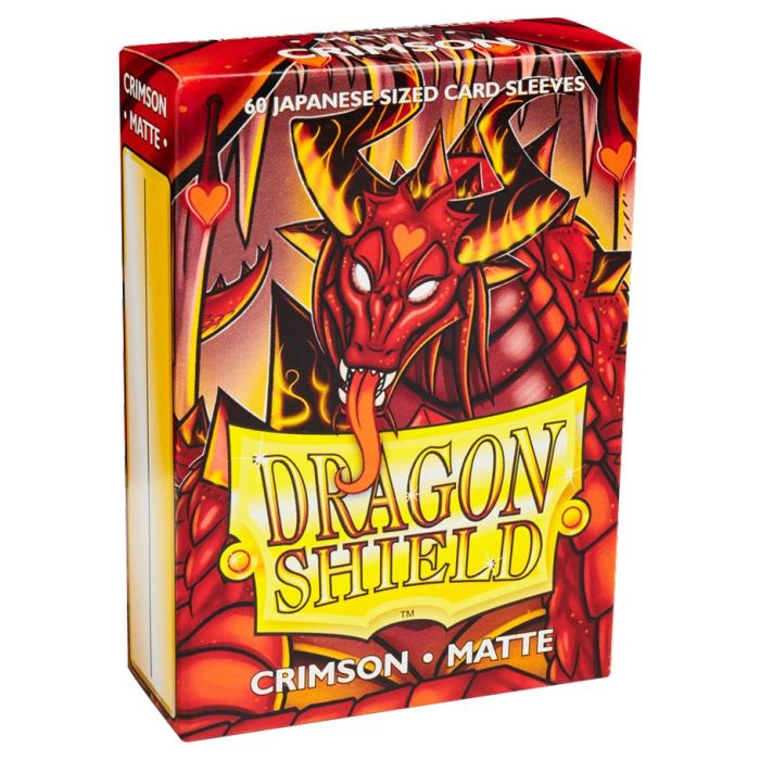 Dragon Shield - Japanese Matte Crimson (60) Sleeves