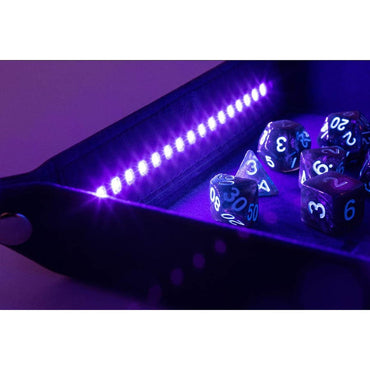 Shadow Light Dice Tray with Blacklight and D20