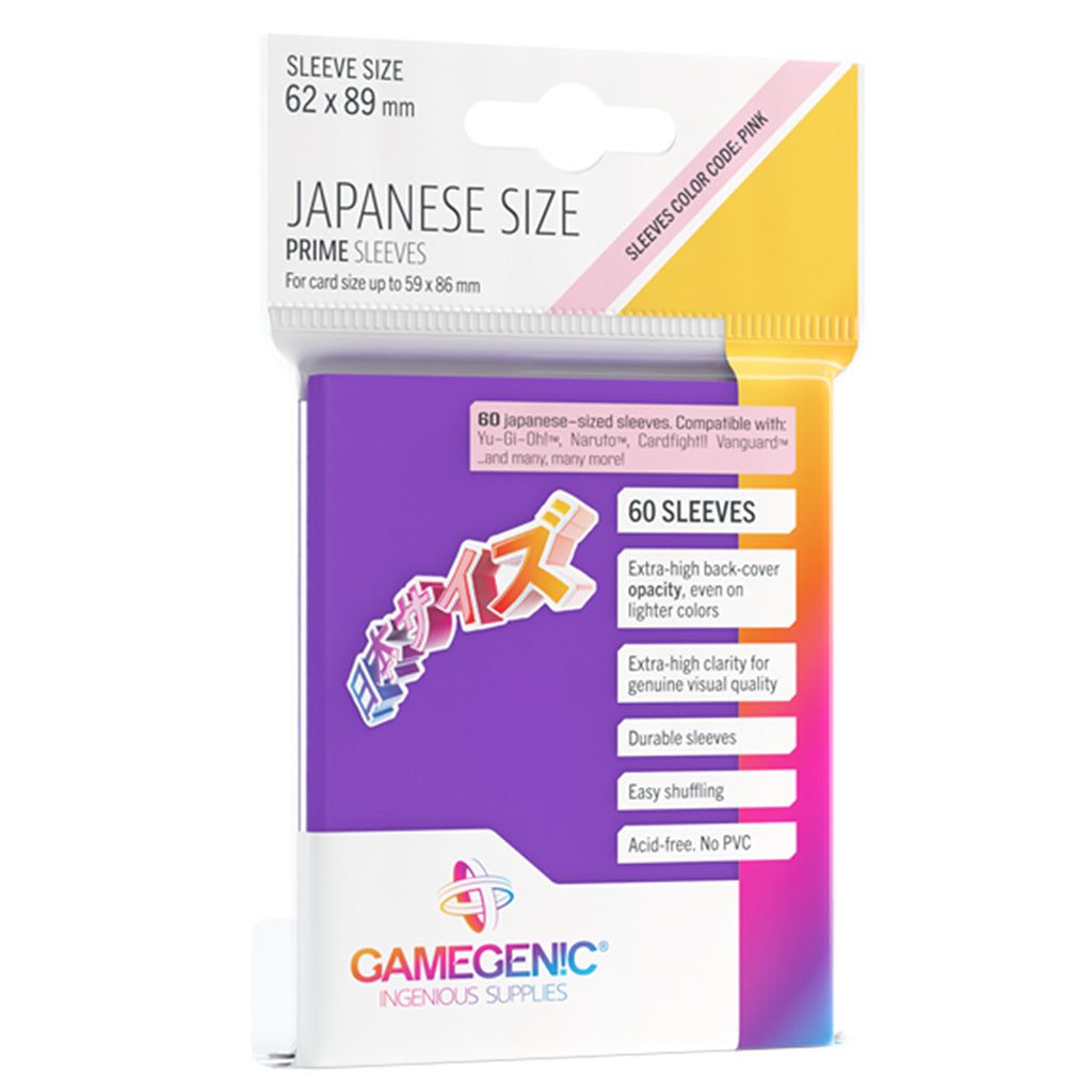GameGenic - Prime Japanese Sized Sleeves - Purple