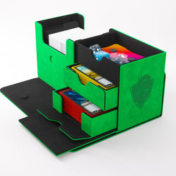 Gamegenic - Academic 133+ XL Deck Box - Green/Black