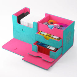 Gamegenic - Academic 133+ XL Deck Box - Teal/Pink