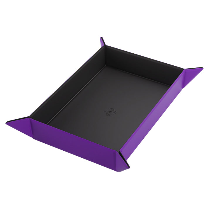 Gamegenic: Rectangular Dice Tray - Black/Purple