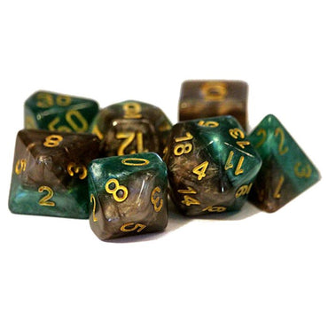 7 Piece RPG Set - Halfsies Treant Dice