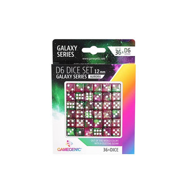 36CT GAMEGENIC 12MM D6 DICE SET: GALAXY SERIES