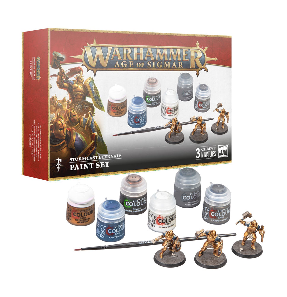 Warhammer: Age of Sigmar Stormcast Eternal + Paint Set