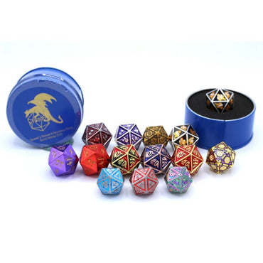 D20 Quest Mystery Metal Die