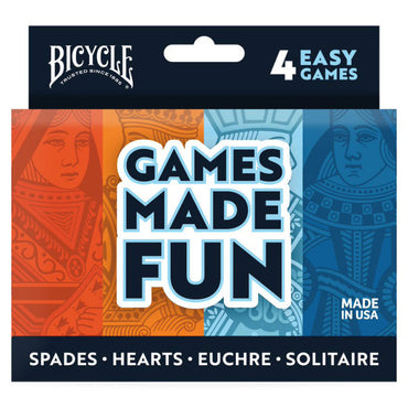 4-Game Pack (Hearts Spades Euchre Solitare)