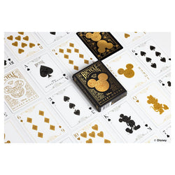 Bicycle Mickey Black & Gold Playing Cards
