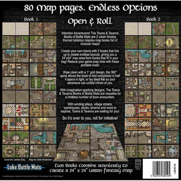 Towns and Taverns - Books of Battle Mats