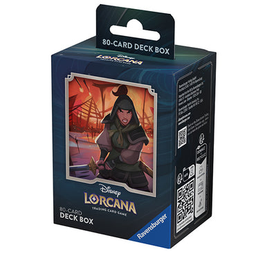 Disney Lorcana Deck Box- Rise of the Floodborn- Mulan