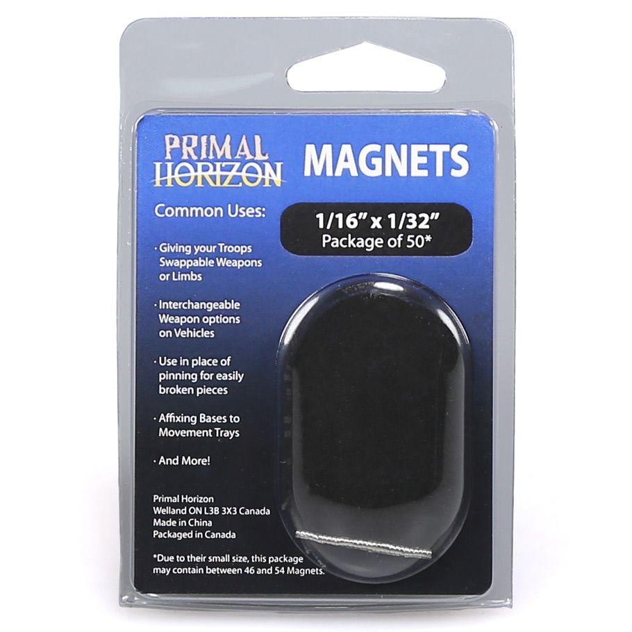 1/16" x 1/32" Magnets (50 pc)