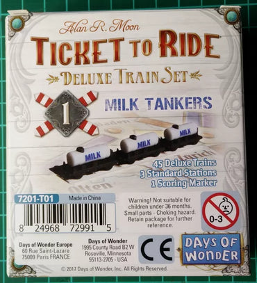 Ticket to Ride - Milk Tankers Deluxe Train Set