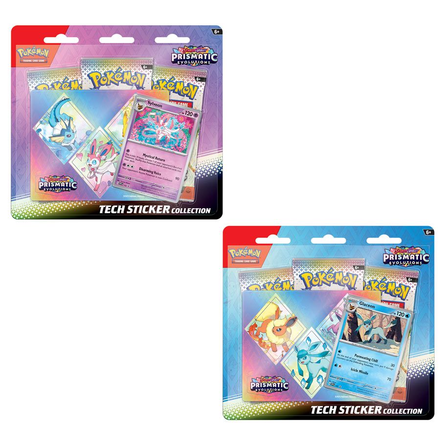 Prismatic Evolutions Sticker Collection Preorder (Leafeon)