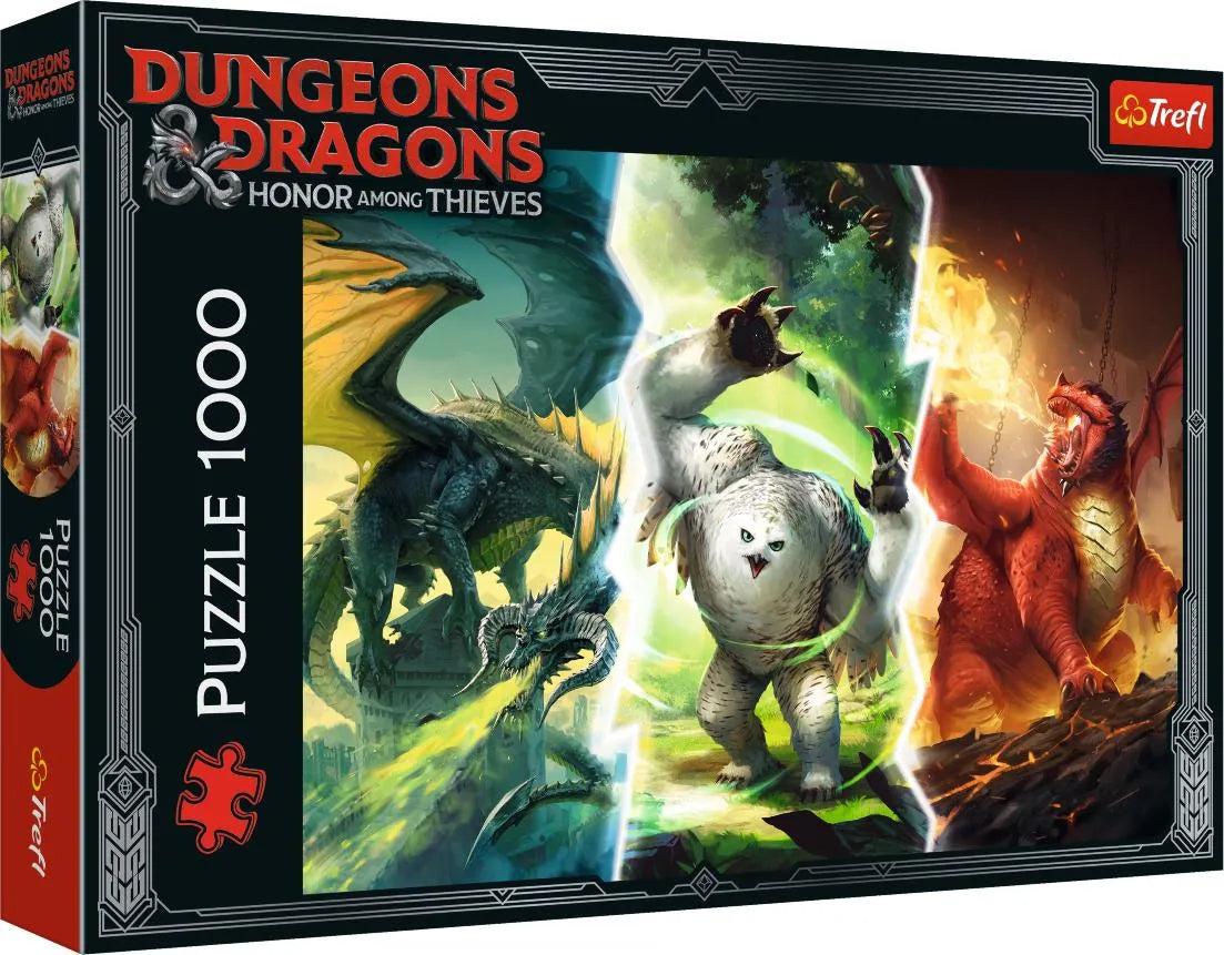 Puzzle Dungeons & Dragons: Honor among Thieves, Legendary Monsters of Faerun - 1000pc