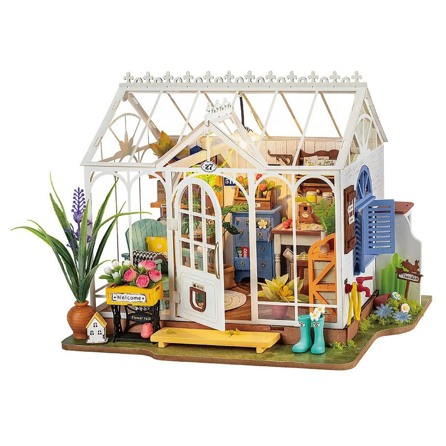 DIY Miniature House Kit: Dreamy Garden House