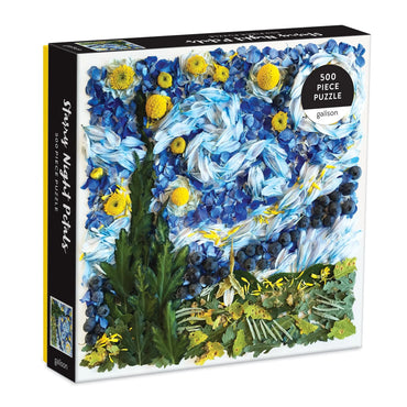 Starry Night Petals - 500 Piece Puzzle