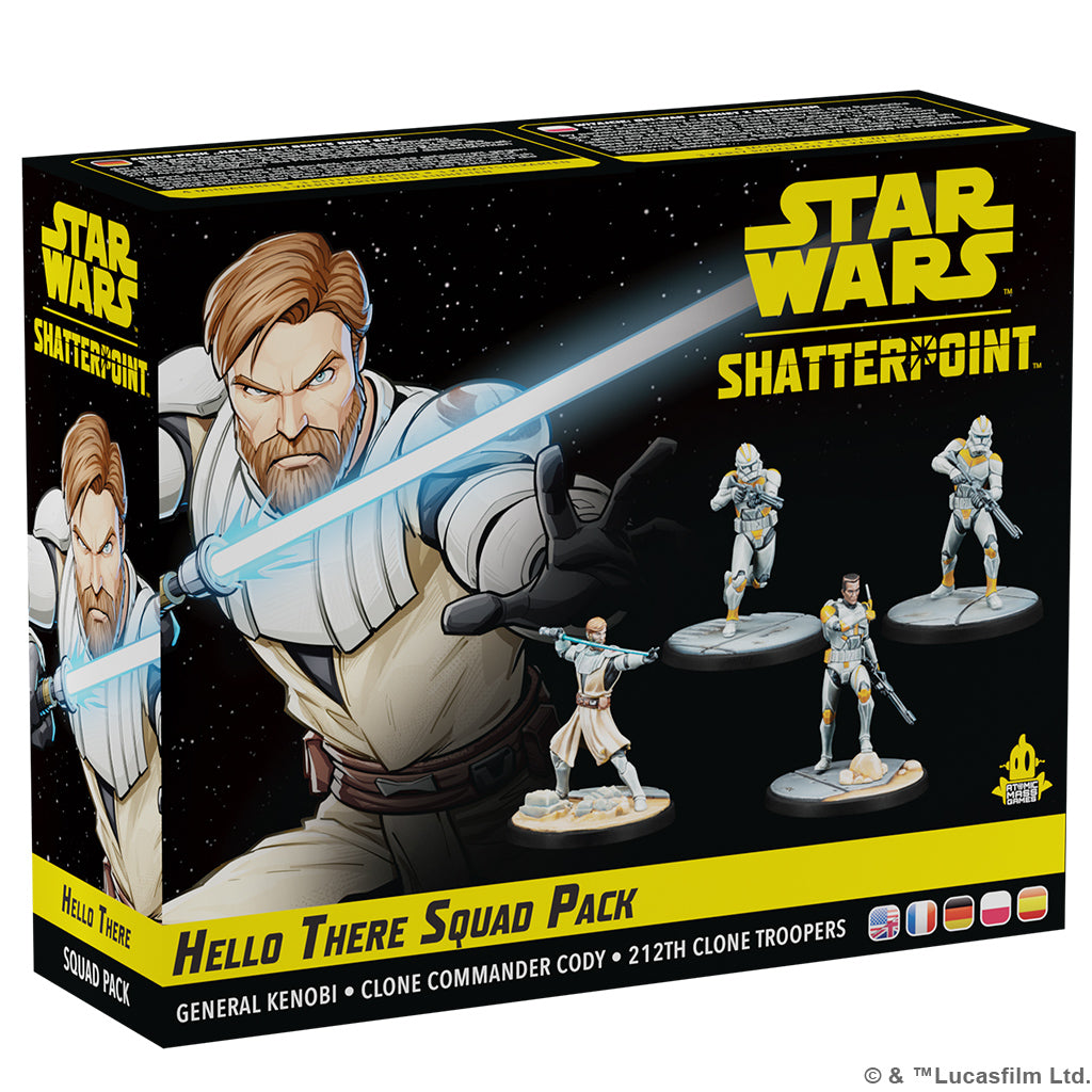 Star Wars - Shatterpoint Hello There General Obi-Wan Kenobi Squad Pack