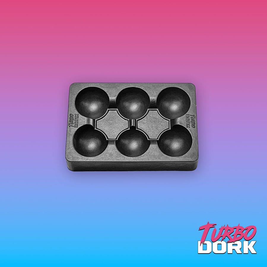 Turbo Dork Non-Stick Silicone Dry Palette - Small Black