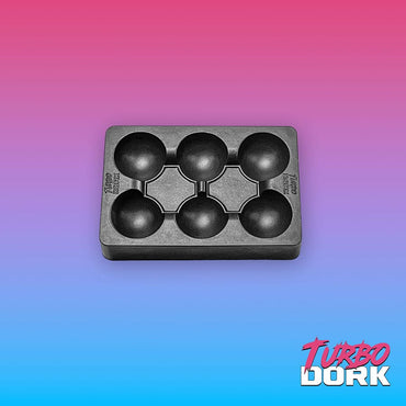 Turbo Dork Non-Stick Silicone Dry Palette - Small Black