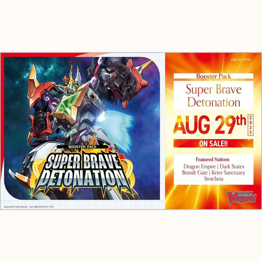 ARDFIGHT!! VANGUARD DIVINEZ: BOOSTER: BT9 SUPER BRAVE DETONATION (16CT)