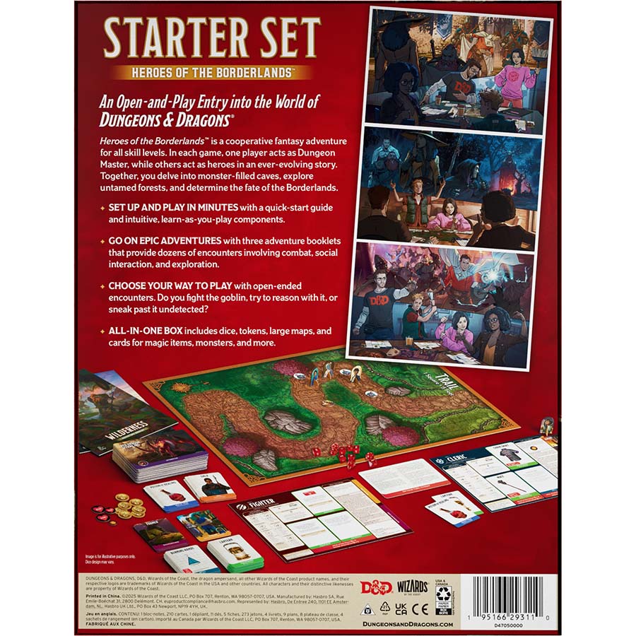 Dungeons & Dragons Starter Set: Heroes of the Borderlands (2024 Rules)