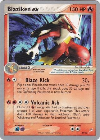 Blaziken ex (89/95) (Blaziken Tech) [World Championships 2004]