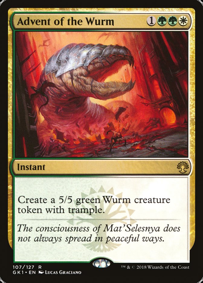 Advent of the Wurm [Guilds of Ravnica Guild Kit]