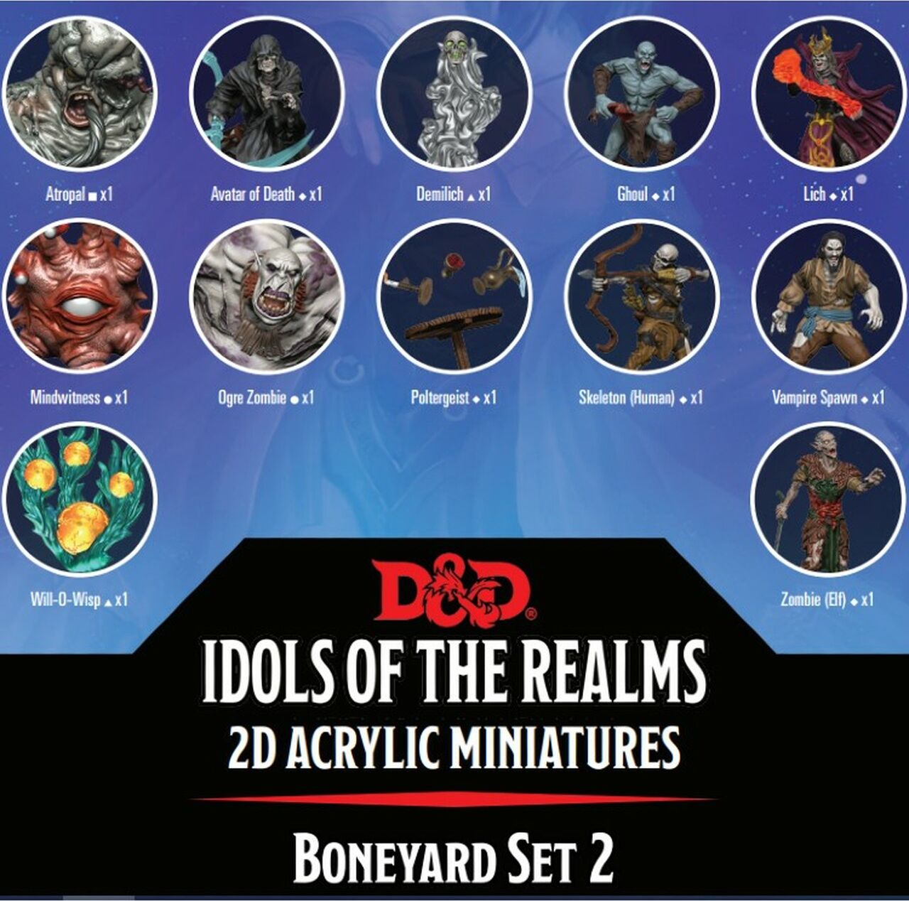 Copy of Idols of the Realms - Boneyard 2d Set 2