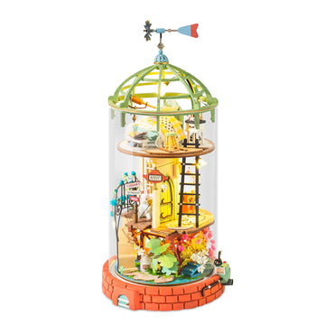 DIY Dollhouse Miniature House Kit | Domed Loft