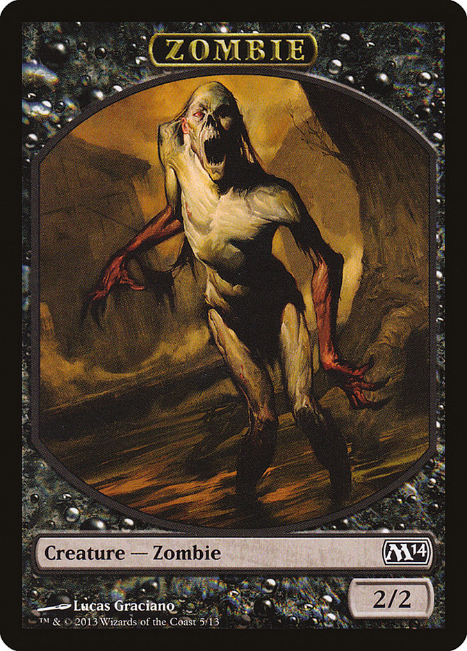 Zombie Token [Magic 2014 Tokens]