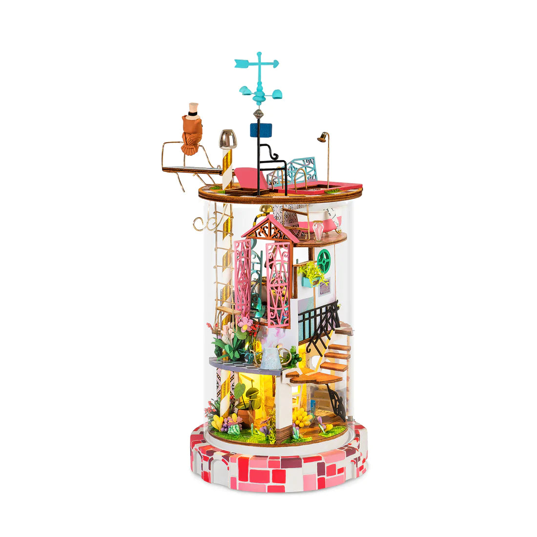 DIY Dollhouse Miniature House Kit | Bloomy House