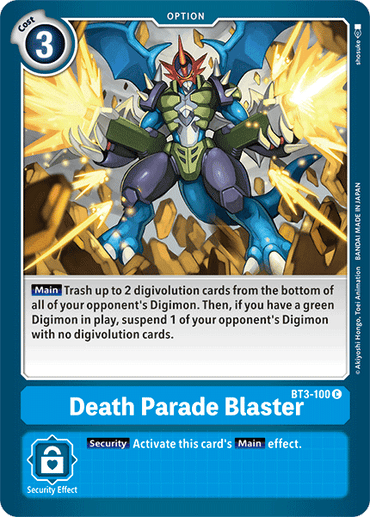 Death Parade Blaster [BT3-100] [Release Special Booster Ver.1.5]