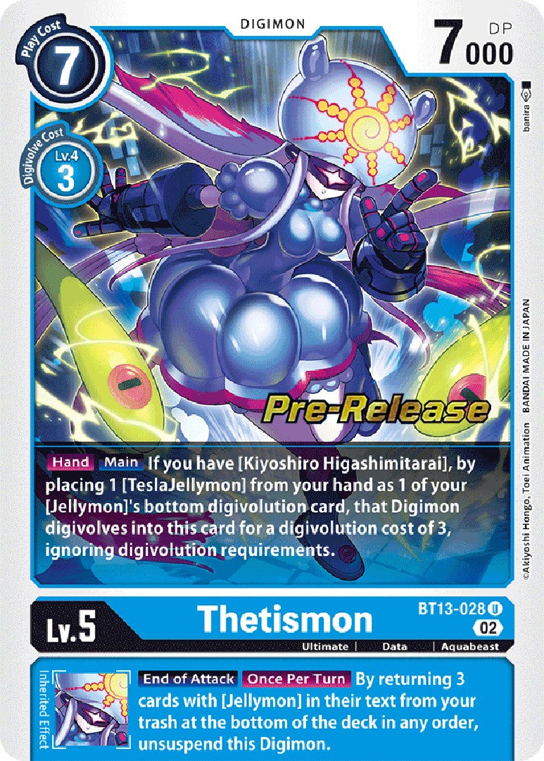 Thetismon [BT13-028] [Versus Royal Knights Booster Pre-Release Cards]