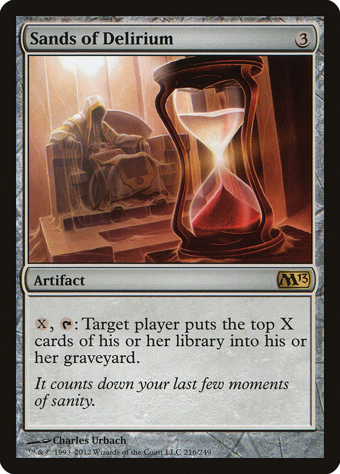 mill x cards mtg Sands of Delirium [Magic 2013]
