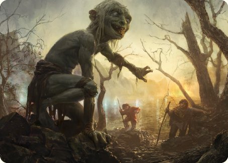 Smeagol, Helpful Guide Art Card [The Lord of the Rings: Tales of Middl Smeagol, Helpful Guide Art Card [The Lord of the Rings: Tales of Middl