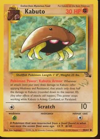 Kabuto (50/62) (W Stamped Promo) [Fossil Unlimited]