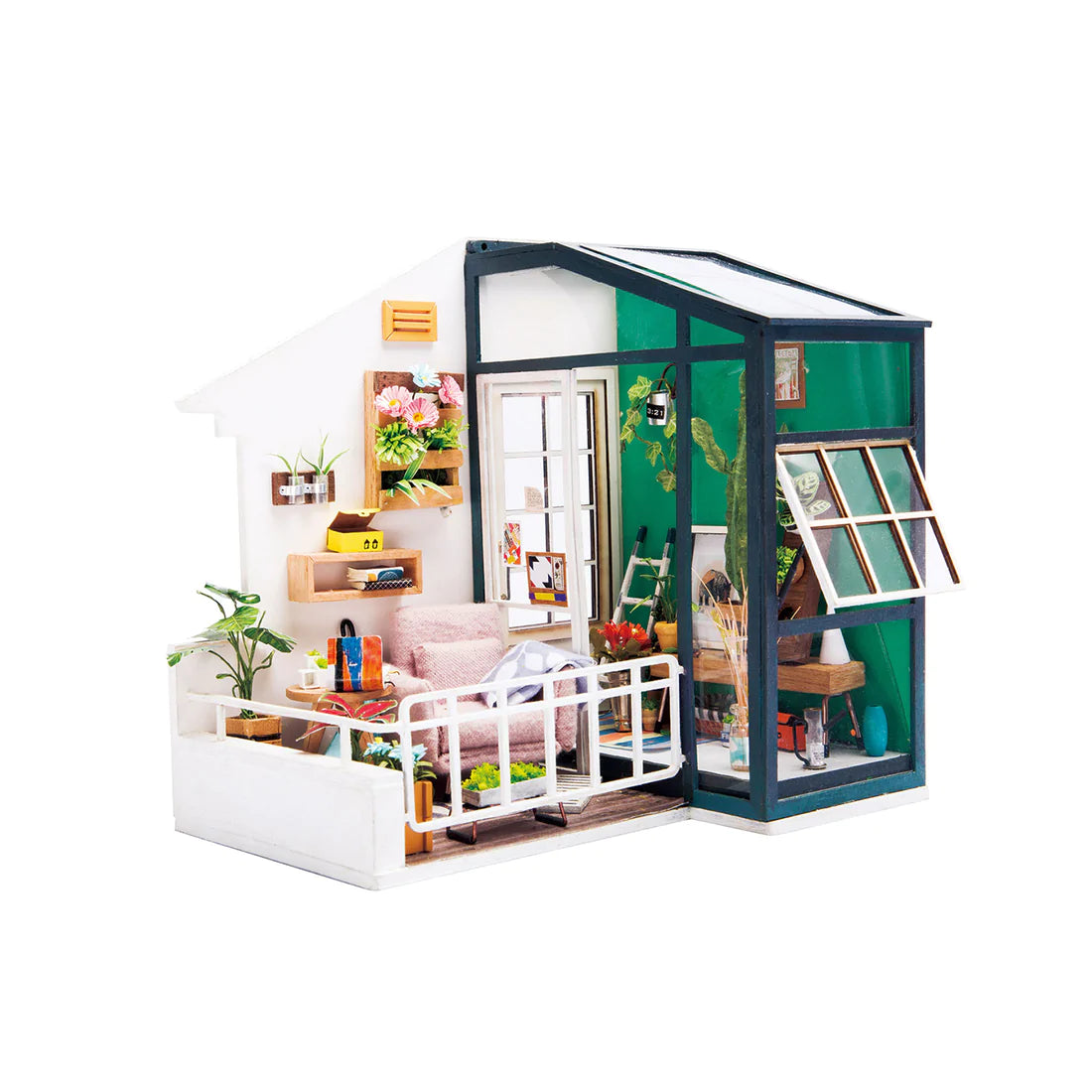 DIY Dollhouse Miniature House Kit | Balcony