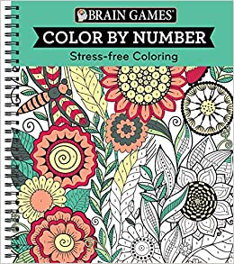 Brain Games: Color By Number Stress-free Coloring