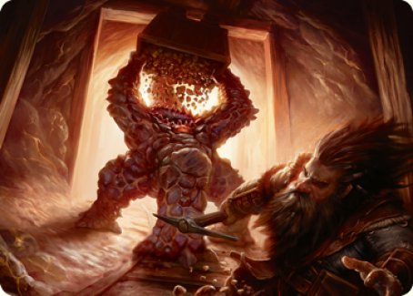 dnd art cards mtg Xorn Art Card [Dungeons & Dragons: Adventures in the Forgotten Realms